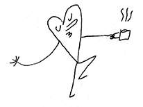 ludek heart rysowany ręcznie